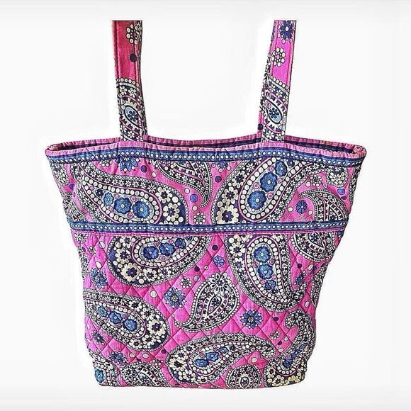 Retired 2012 Vera Bradley Boysenberry Betsey Tote Toggle Tote - Picture 3 of 7